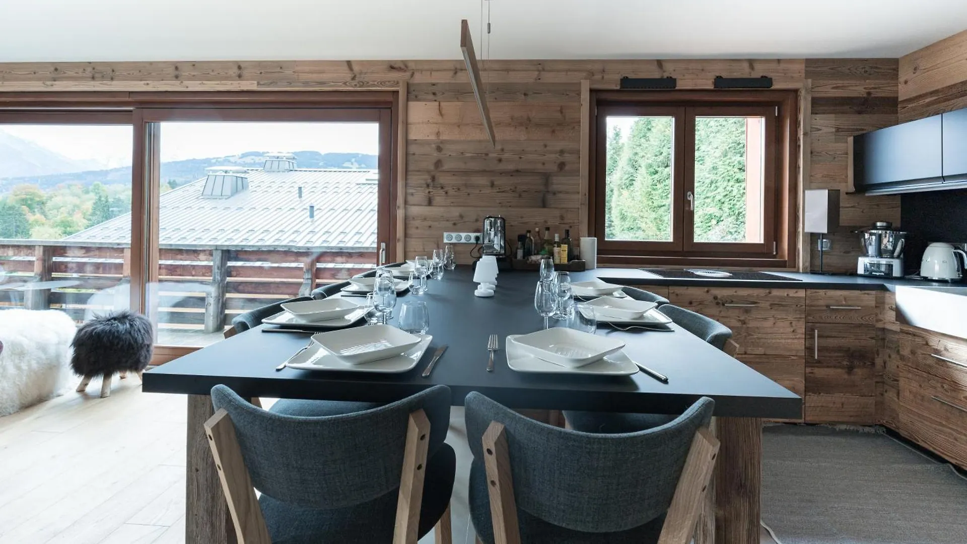 קומבלו Chaleureux Chalet Familial - Vue Epoustouflante