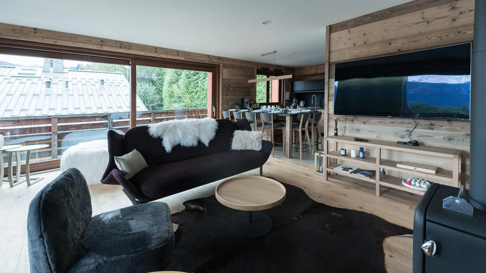קומבלו Chaleureux Chalet Familial - Vue Epoustouflante