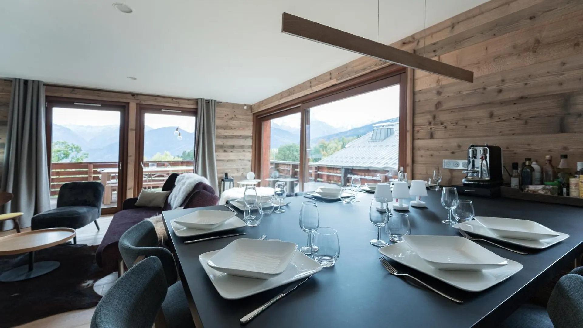 קומבלו Chaleureux Chalet Familial - Vue Epoustouflante